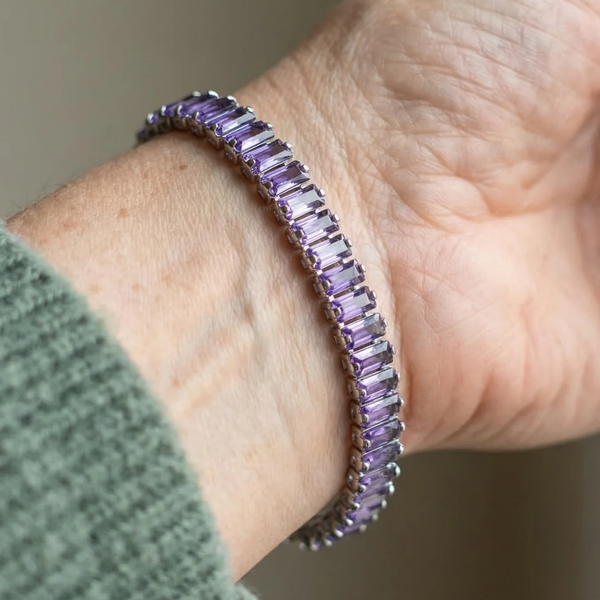 Amethyst Vertéa Tennis Bracelet