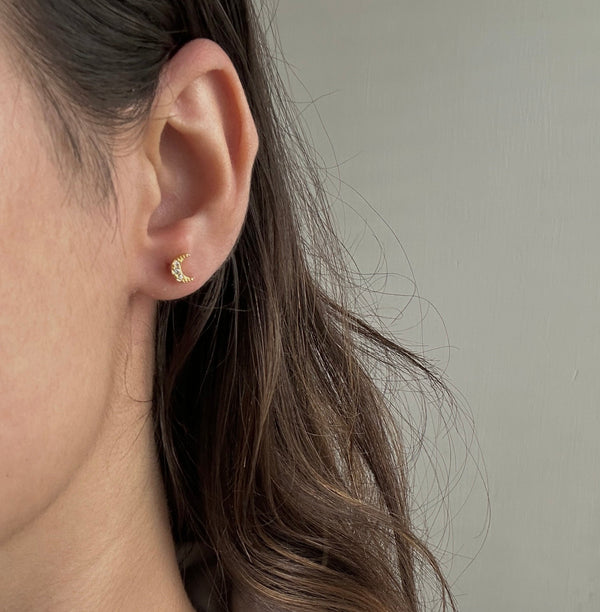 Crescent Studs